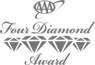 The image features the "Four Diamond Award" emblem with a logo and four diamonds depicted below the text.